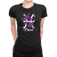 Pisces Zodiac For Dark Ladies Fitted T-shirt | Artistshot