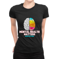 Hot Trend Mental Health Matters End The Stigma Love Awareness Ladies Fitted T-shirt | Artistshot