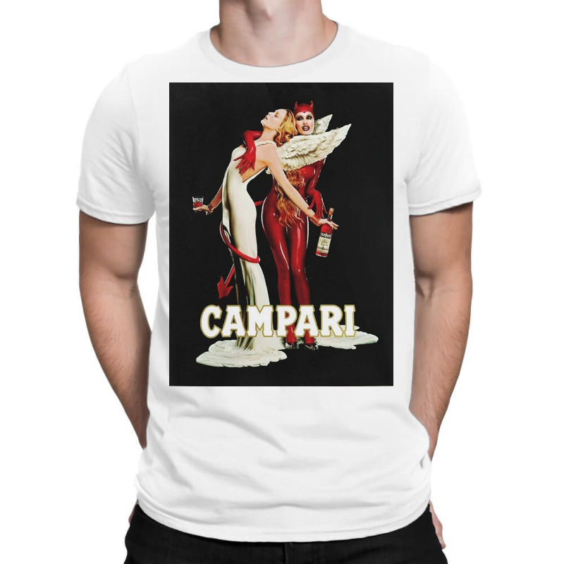 Vintage // Campari Italian Angel And Devil T-Shirt by galaxysuzza | Artistshot