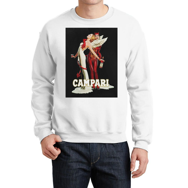 Vintage // Campari Italian Angel And Devil Crewneck Sweatshirt by galaxysuzza | Artistshot