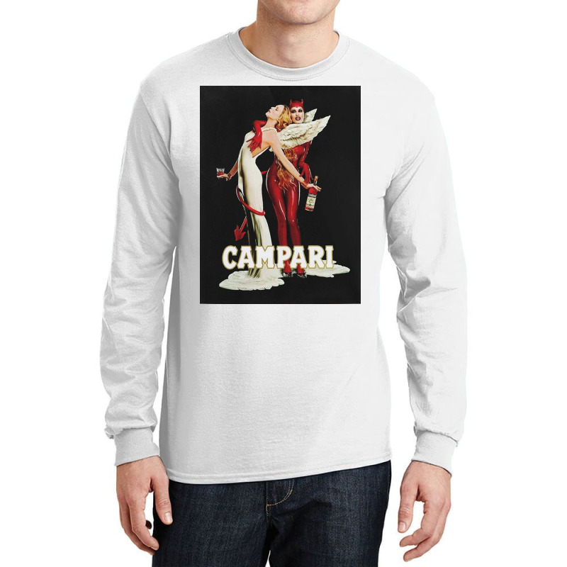 Vintage // Campari Italian Angel And Devil Long Sleeve Shirts by galaxysuzza | Artistshot