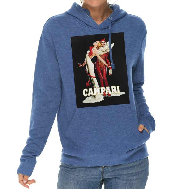 Vintage // Campari Italian Angel And Devil Lightweight Hoodie by galaxysuzza | Artistshot