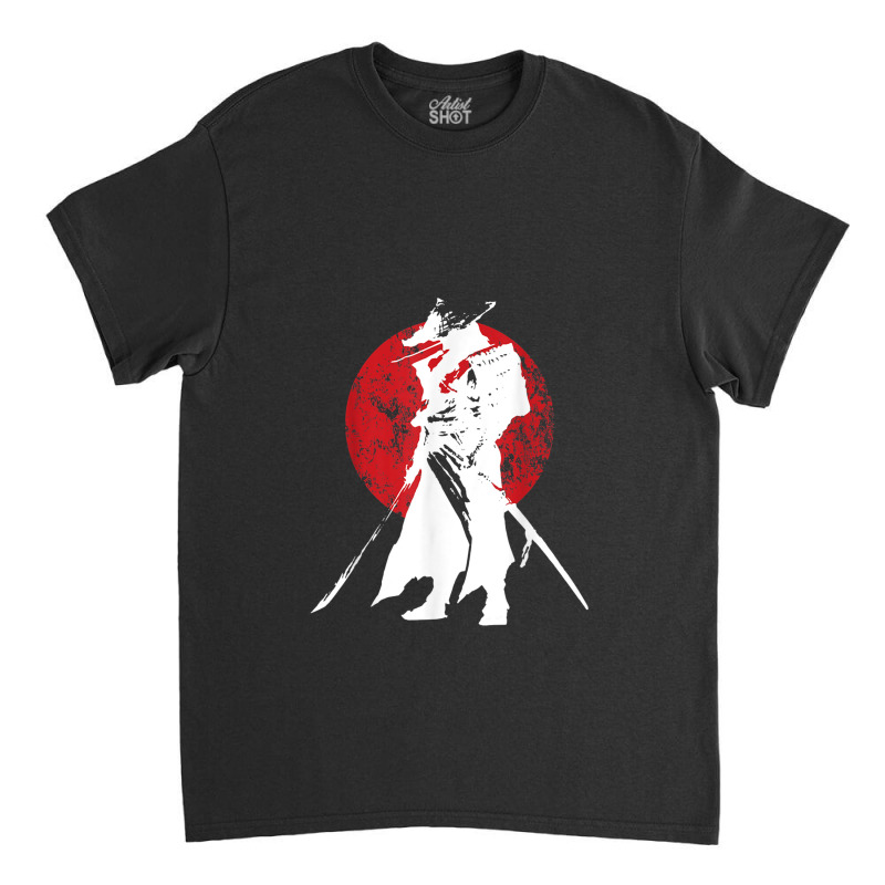 Vintage Japanese Samurai Retro Bushido Warrior Japan Sword Classic T-shirt by JohannaRaeBrown | Artistshot