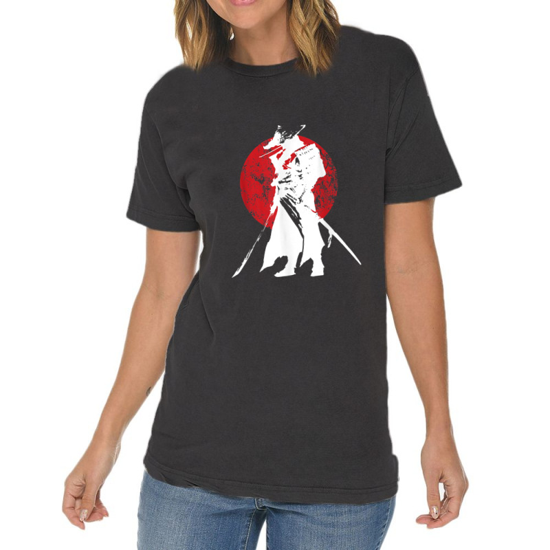 Vintage Japanese Samurai Retro Bushido Warrior Japan Sword Vintage T-Shirt by JohannaRaeBrown | Artistshot