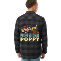 Poppy Shirts For Men Funny Fathers Day Retired Poppy T Shirt Flannel Shirt | Artistshot