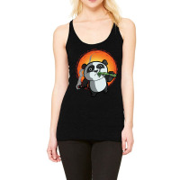 Limited Edition Smoking Panda Racerback Tank | Artistshot