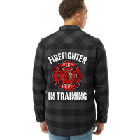 Hot Trend Firefighter In Training Academy Emergency Service Hydrant Flannel Shirt | Artistshot