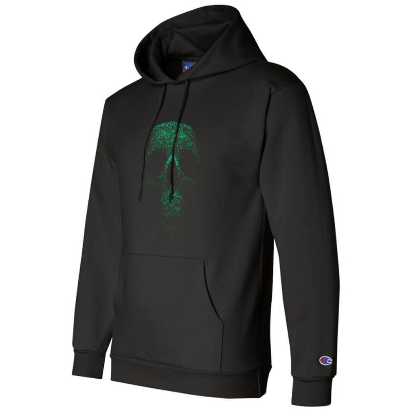 The Binary Skull Champion Hoodie | Artistshot