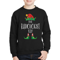 Radiologist Elf Family Matching Christmas Pajamas T Shirt Youth Sweatshirt | Artistshot