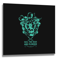 Sail The Seas And Plunder Metal Print Square | Artistshot