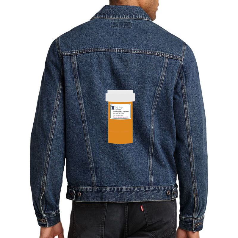 The Blue Pills From The Matrix Resurrections Men Denim Jacket | Artistshot