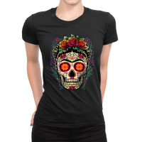 Frida Calavera Ladies Fitted T-shirt | Artistshot