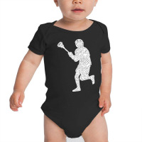 Funny Lacrosse Lover Gift T  Shirt Funny Graphic Lacrosse Ball Stick S Baby Bodysuit | Artistshot