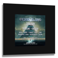 Salt Lake City Wobbleland Events Metal Print Square | Artistshot