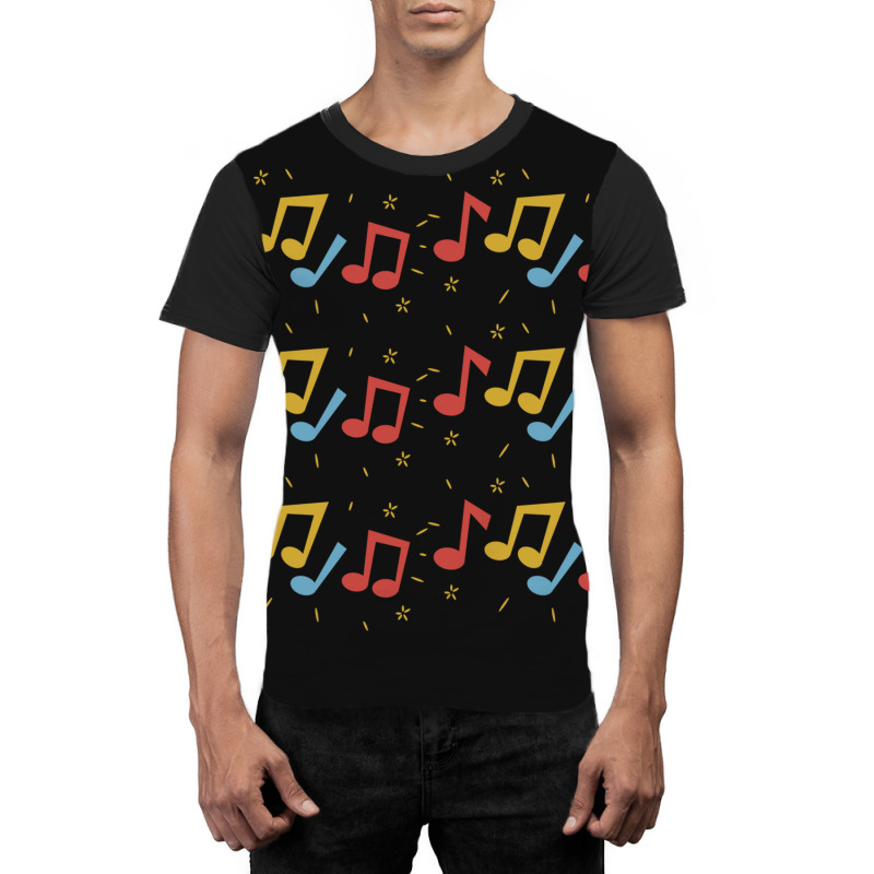 Colorful Music Notes. Graphic T-shirt by CharlesZacharias | Artistshot