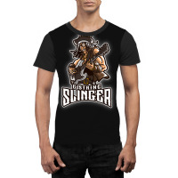 6 String Slinger Guitar Legend Graphic T-shirt | Artistshot