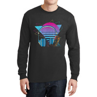 80s Art Vaporwave Aesthetic Headphones Synthwave Retro Music Classic Long Sleeve Shirts | Artistshot