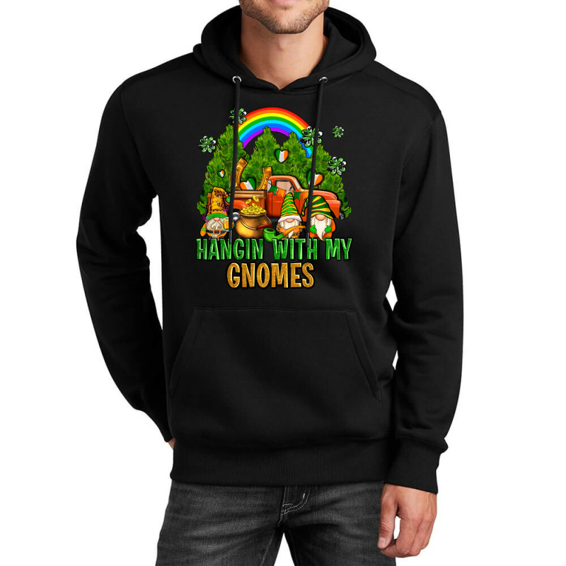 Hangin With My Gnomes With Rainbow Unisex Hoodie | Artistshot
