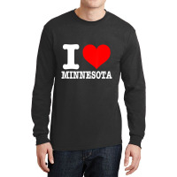 Hot Trend I Love Minnesota I Heart Minnesota Long Sleeve Shirts | Artistshot