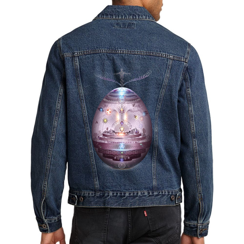 The Cosmic Egg Men Denim Jacket | Artistshot