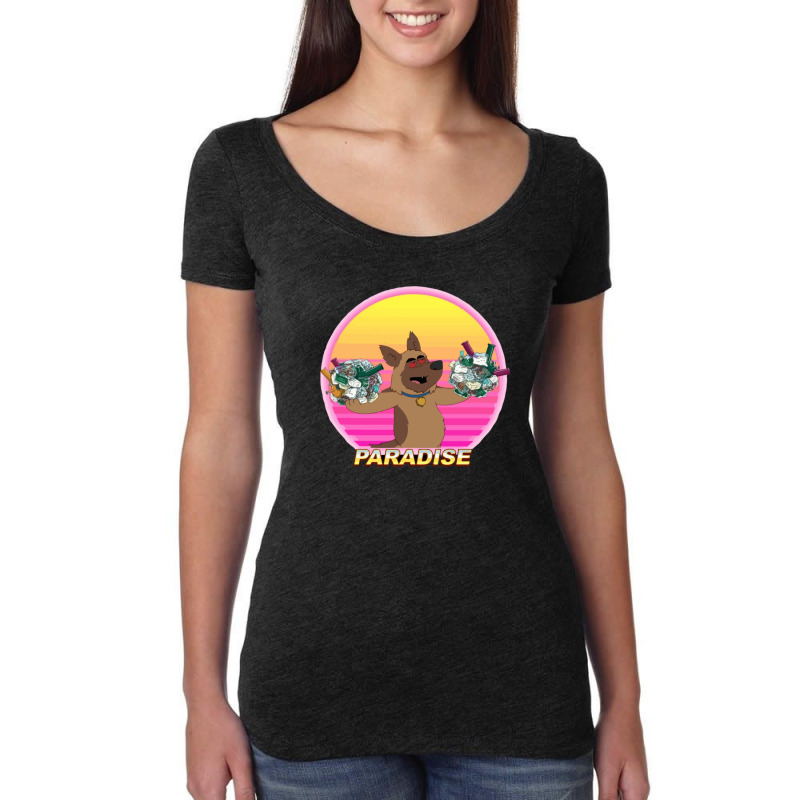 Paradise Pd 1031 Women's Triblend Scoop T-shirt by StarActon | Artistshot