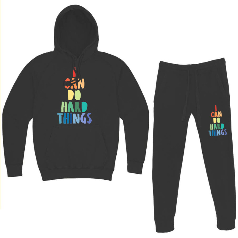 I Can Do Hard Things Hoodie & Jogger Set | Artistshot