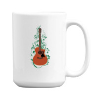 Mahogany Auditorium Acoustic Guitar Flowering Vines 1 15 Oz Coffee Mug | Artistshot