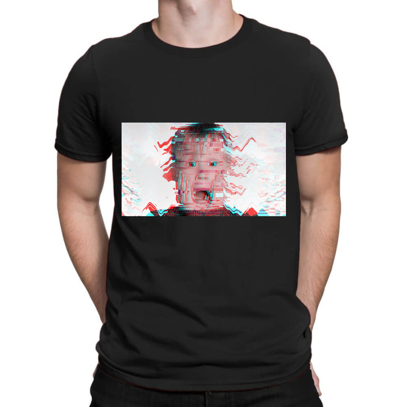 Hot Trend Glitched Home Alone T-shirt | Artistshot