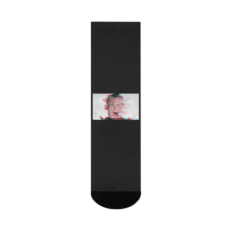 Hot Trend Glitched Home Alone Crew Socks | Artistshot