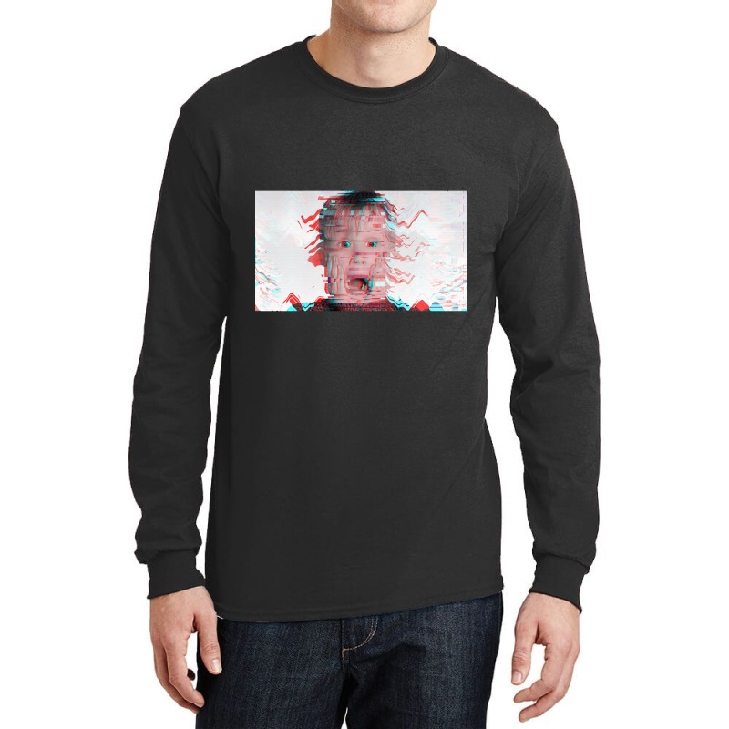 Hot Trend Glitched Home Alone Long Sleeve Shirts | Artistshot