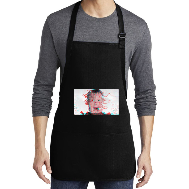 Hot Trend Glitched Home Alone Medium-length Apron | Artistshot