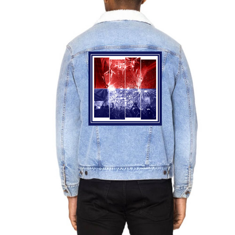 America The Exclusive Collection   Travel Unisex Sherpa-Lined Denim Jacket by gilletlauwq | Artistshot