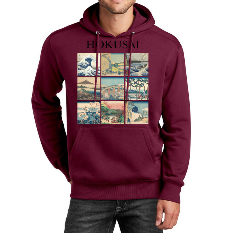 Hokusai   Collage Unisex Hoodie by camojafurxhiv | Artistshot