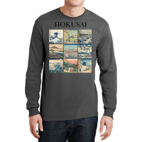 Hokusai   Collage Long Sleeve Shirts | Artistshot