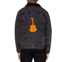 Musical Instrument  Guitar Unisex Sherpa-lined Denim Jacket | Artistshot