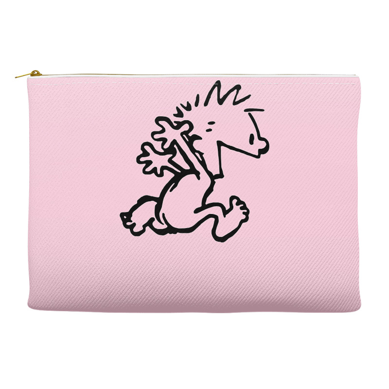 Calvin & Hobbes Comic Running Naked Accessory Pouches | Artistshot