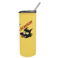 Itchy And Scratchy Skinny Tumbler | Artistshot