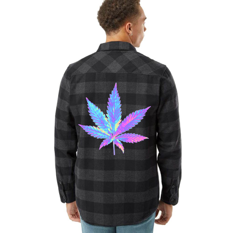 Holographic Weed Flannel Shirt by camojafurxhiv | Artistshot