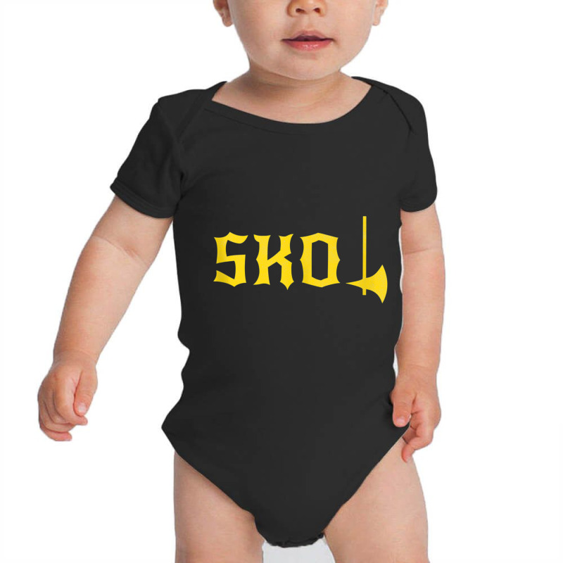 Skol Vikings Minnesota Axe Graphic Tank Top Baby Bodysuit | Artistshot