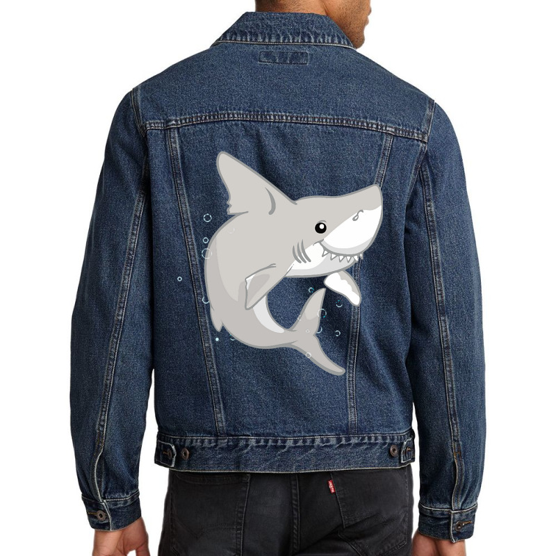 Limited Edition Great Shark Men Denim Jacket | Artistshot