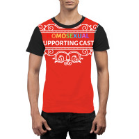 Homosexual Supporting Cast Graphic T-shirt | Artistshot