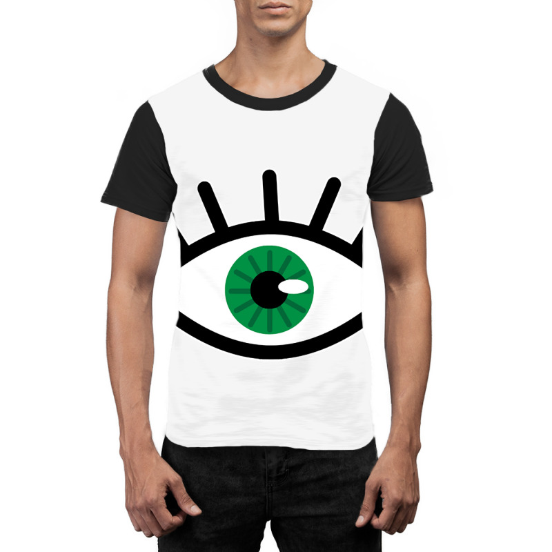 Limited Edition Green Eye Power 1 Graphic T-shirt by Milne Charlton | Artistshot