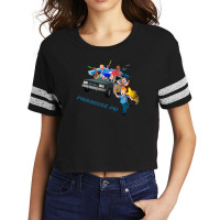 Paradise Pd Car Chase 1 Scorecard Crop Tee | Artistshot