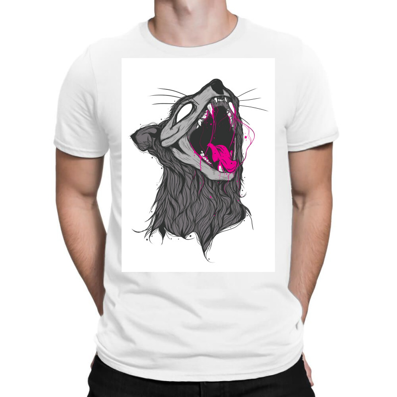 Cat Fight Poster Stars T-Shirt by globossterkyc | Artistshot