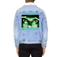 I Don't Wanna Be Me Anymore (the Green Light Version) Unisex Sherpa-lined Denim Jacket | Artistshot