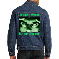 I Don't Wanna Be Me Anymore (the Green Light Version) Men Denim Jacket | Artistshot