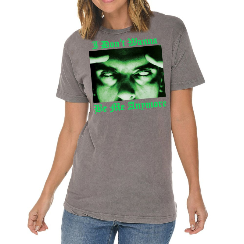 I Don't Wanna Be Me Anymore (the Green Light Version) Vintage T-shirt | Artistshot