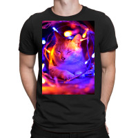 Cat Lightning Poster Art Poster Humor T-shirt | Artistshot