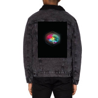 The Electric Brain Unisex Sherpa-lined Denim Jacket | Artistshot