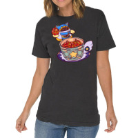 I Draw Magolor Putting Gem Apple Sugar Cube In A Lor Tea Cup  Kir Vintage T-shirt | Artistshot